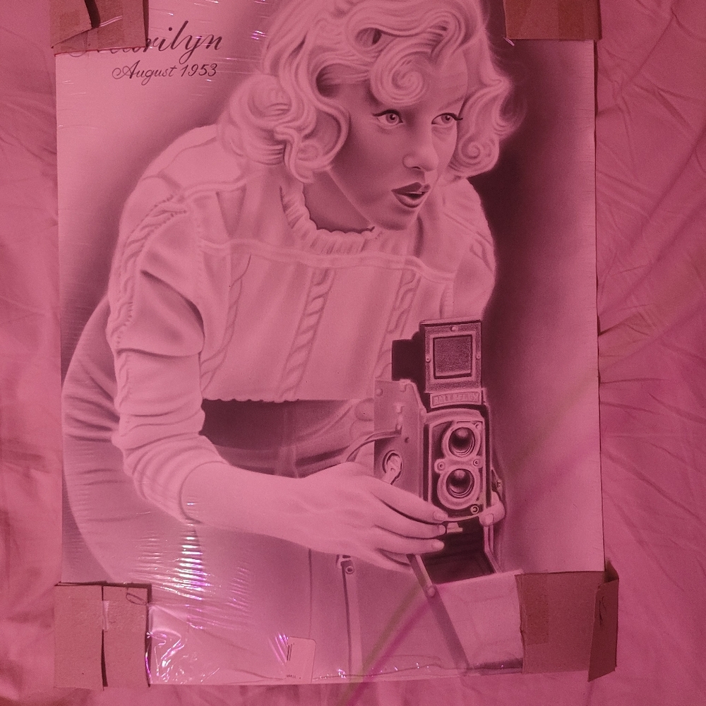 Marilyn Monroe drawing